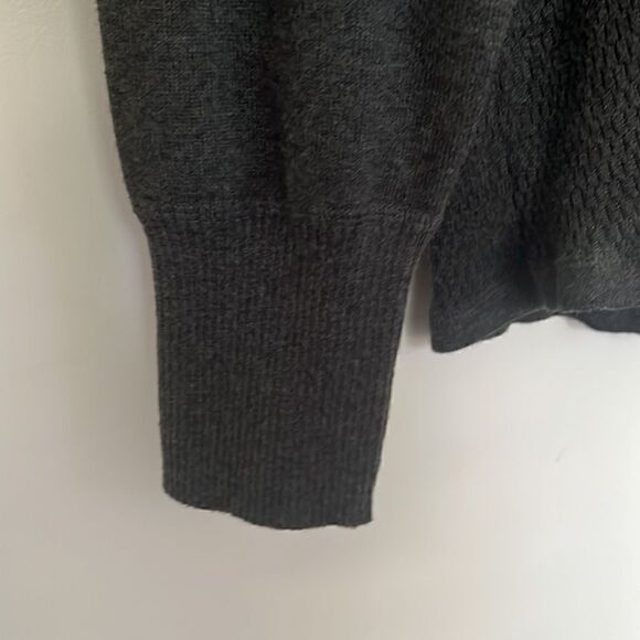 Eddie Bauer Charcoal Black 1/2 Zip Pullover Sweater Women's Size XXL - Picture 6 of 14